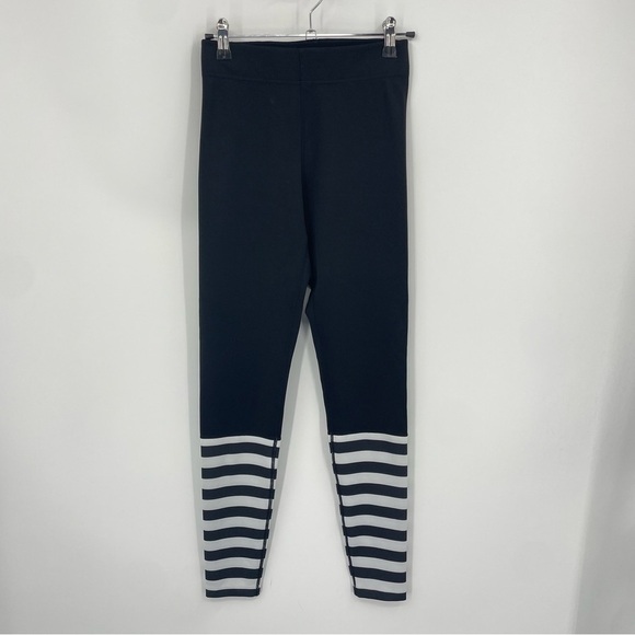 Kule X Bandier The Retton Athletic High Rise Legging Black/White Sz S - Picture 2 of 9